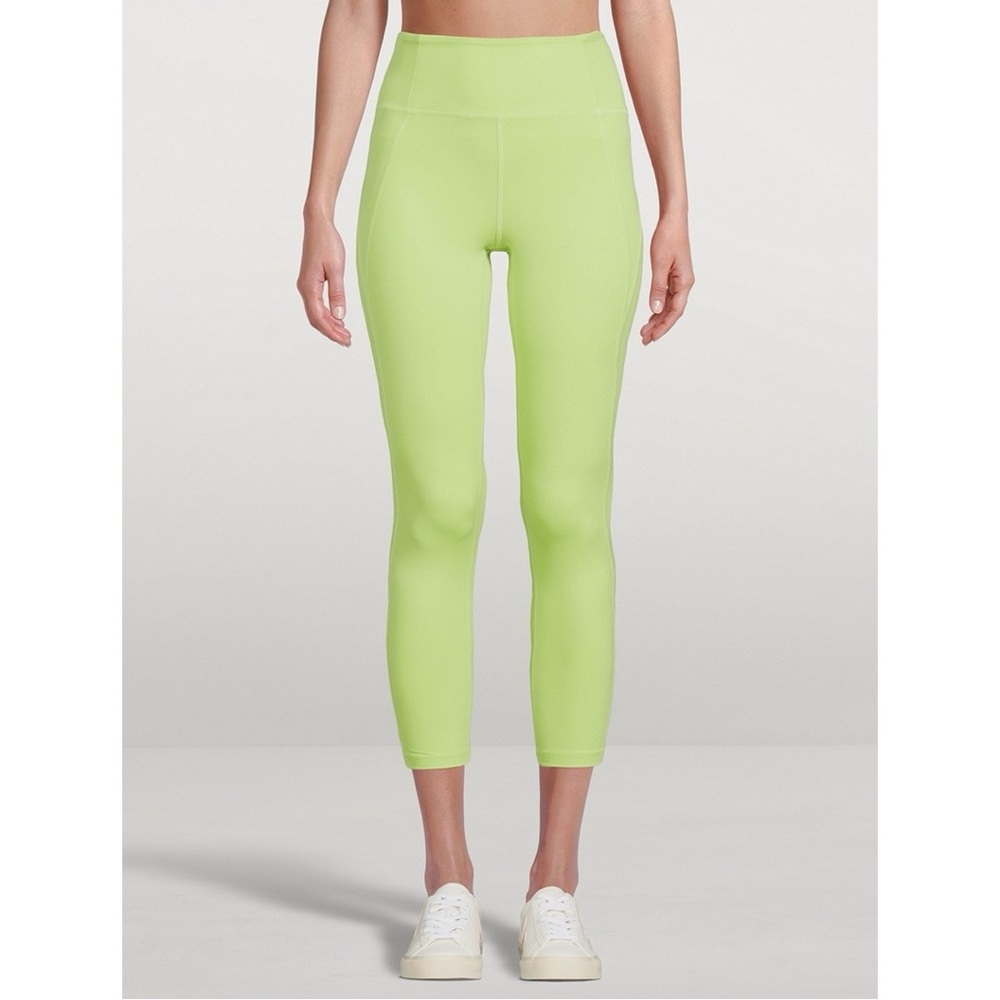 Girlfriend Collective Compressive High-Rise Leggings in Lime Size XXL